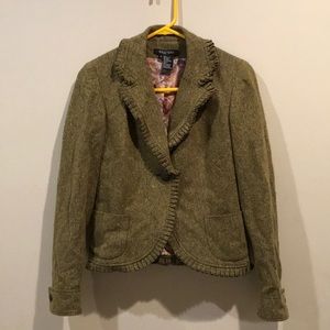 Etcetera blazer jacket size 4 olive